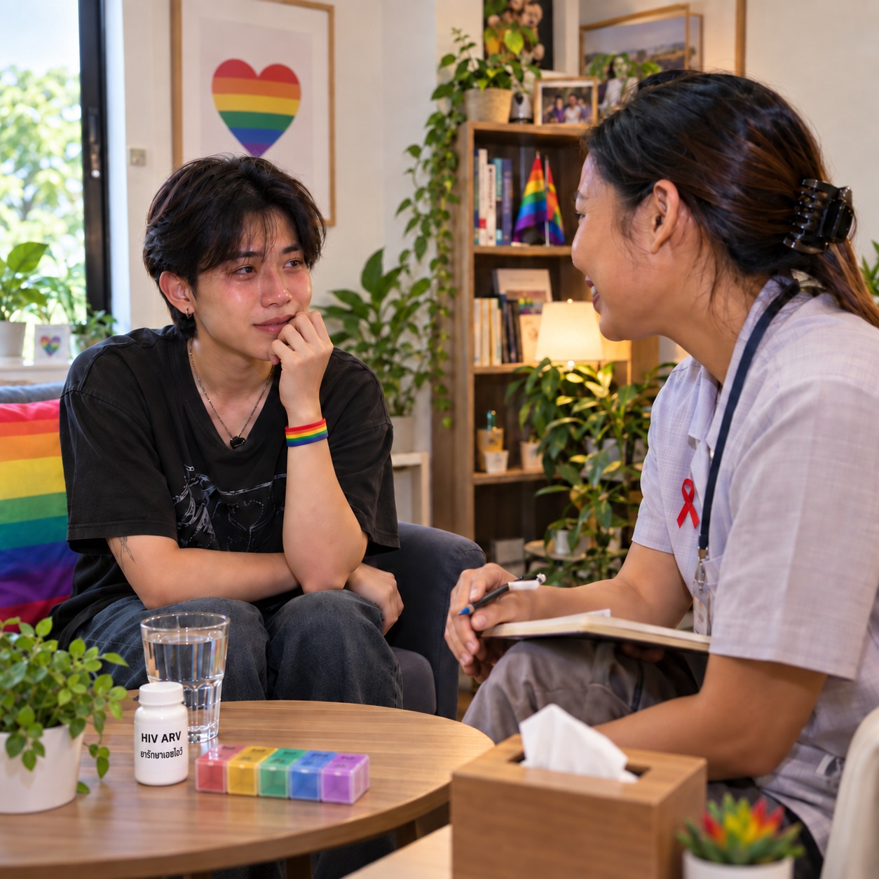 ตีตราตัวเองเพราะเป็น LGBTQ+ และมีเอชไอวี คลายได้อย่างไร
