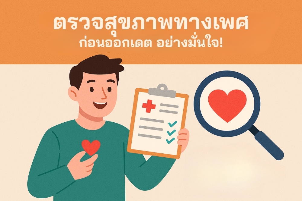 ตรวจสุขภาพทางเพศ ก่อนออกเดตอย่างมั่นใจ!