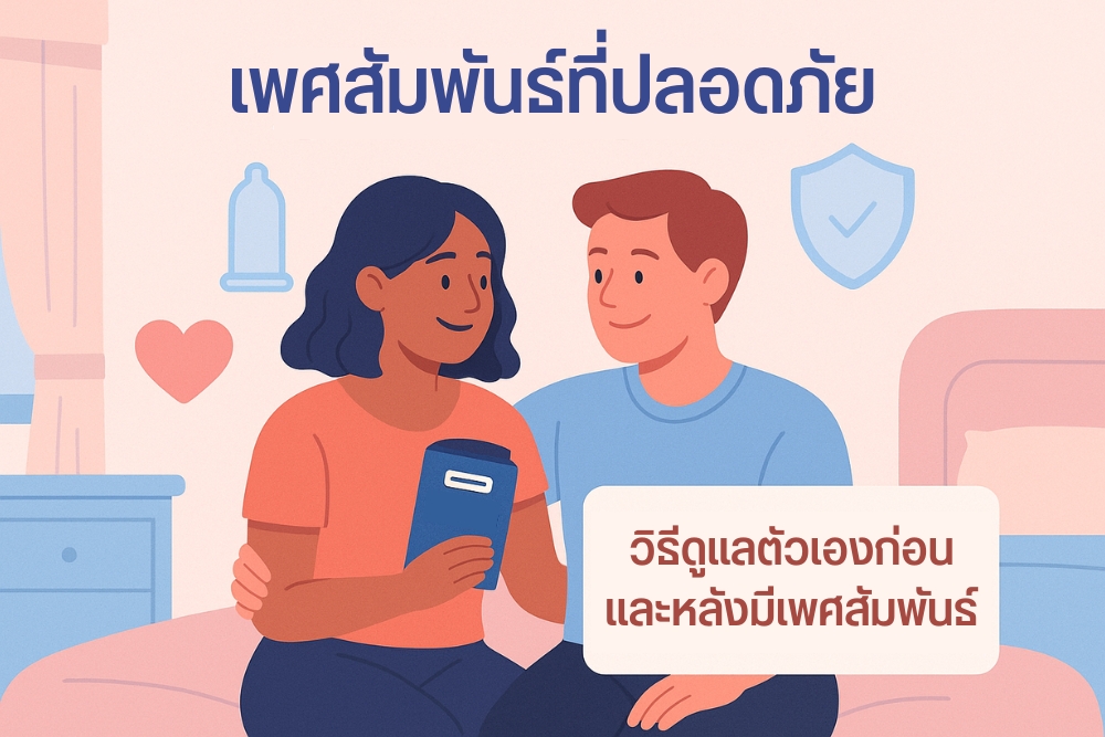 เพศสัมพันธ์ที่ปลอดภัย – วิธีดูแลตัวเองก่อนและหลังมีเพศสัมพันธ์